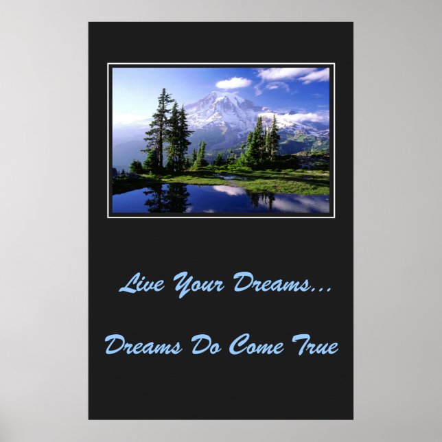 Live Your Dream Poster (Vorne)