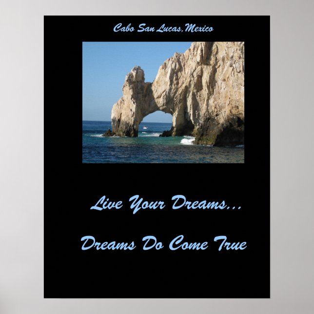 Live Your Dream Poster (Vorne)