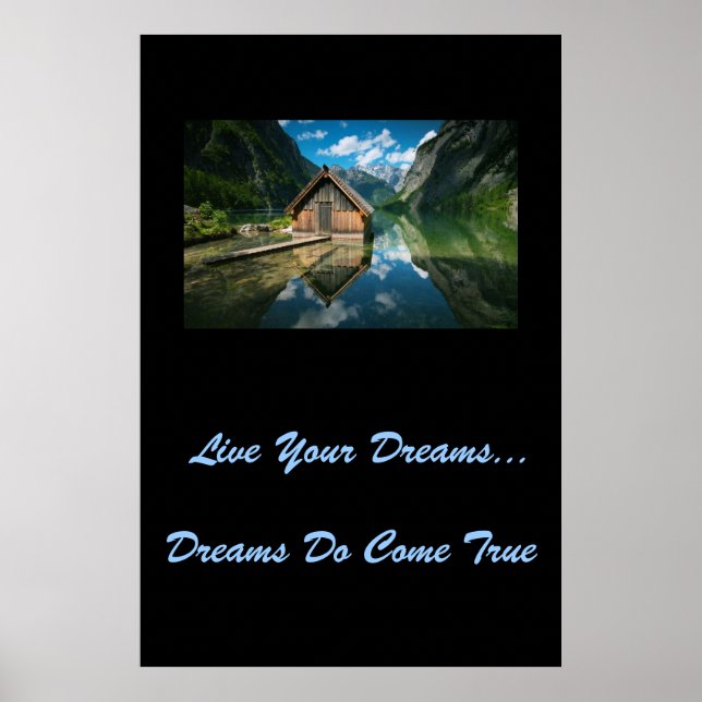 Live Your Dream Poster (Vorne)