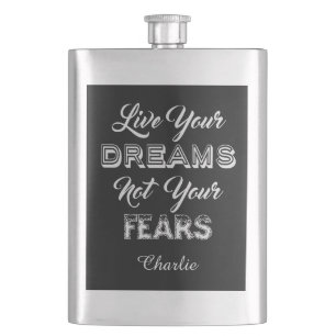 Live Your Dreams nom personnalisé & flacon couleur