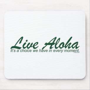 LiveAloha Entwurfs-Einzelteile durch Paul Klink Mousepad