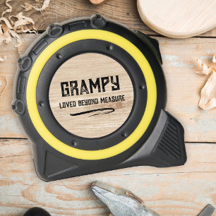 Lived Beyond Measure Imitats Wood Grampy Maßband