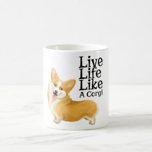 Liveleben mögen einen Corgi Kaffeetasse