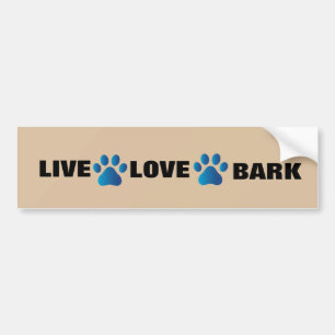 LIVELiebe-BARKE Autoaufkleber