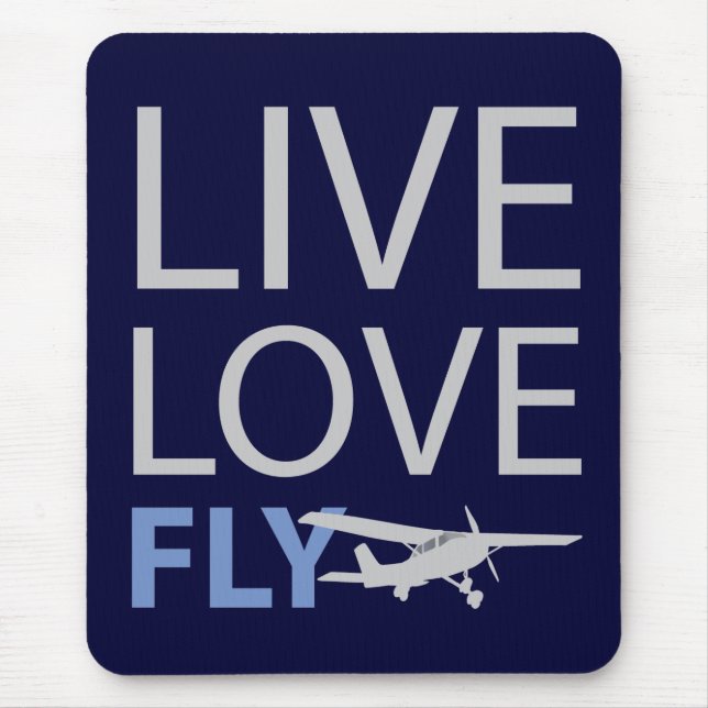 LiveLiebe-Fliege Mousepad (Vorne)