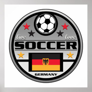 LiveLiebe-Fußball Deutschland Poster