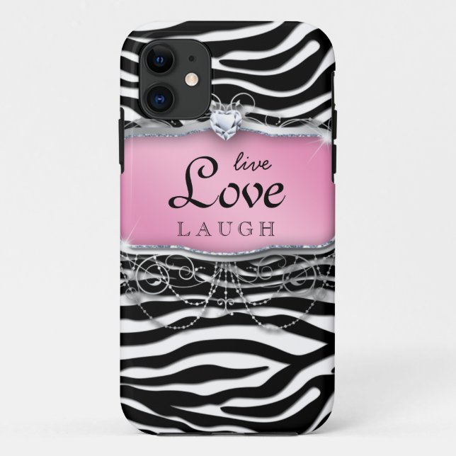 LiveLiebe-Lachen iPhone Case-Mate iPhone Hülle (Rückseite)