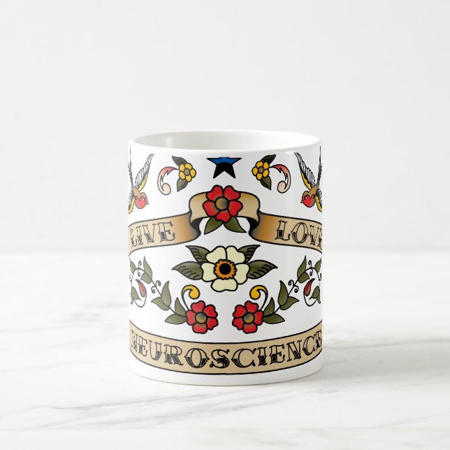 LiveLiebe-Neurologie Kaffeetasse (Mittel)