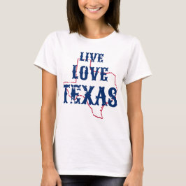 LiveLiebe-Texas-Dament-shirt T-Shirt