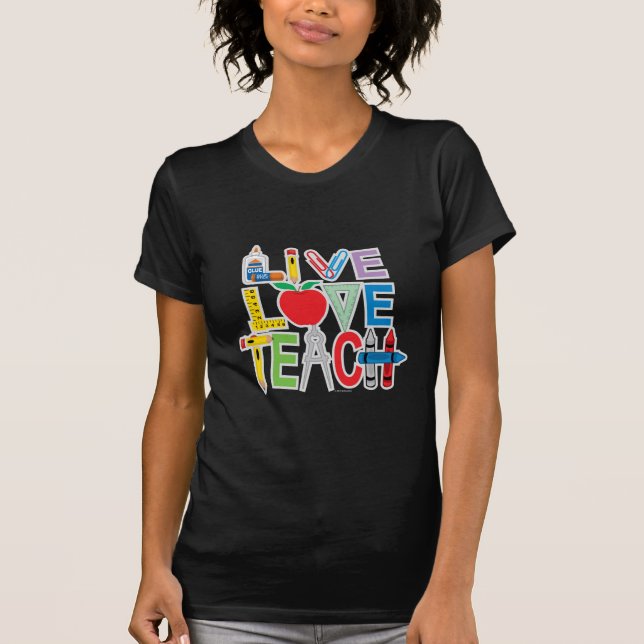 LiveLiebe unterrichten T-Shirt (Vorderseite)