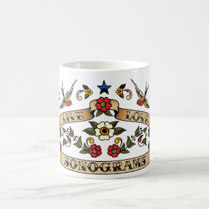 LiveLiebeSonograms Kaffeetasse