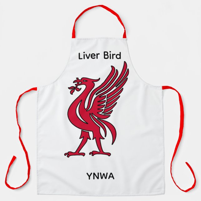 Liver Bird YNWA Personalisiert Schürze (Vorderseite)