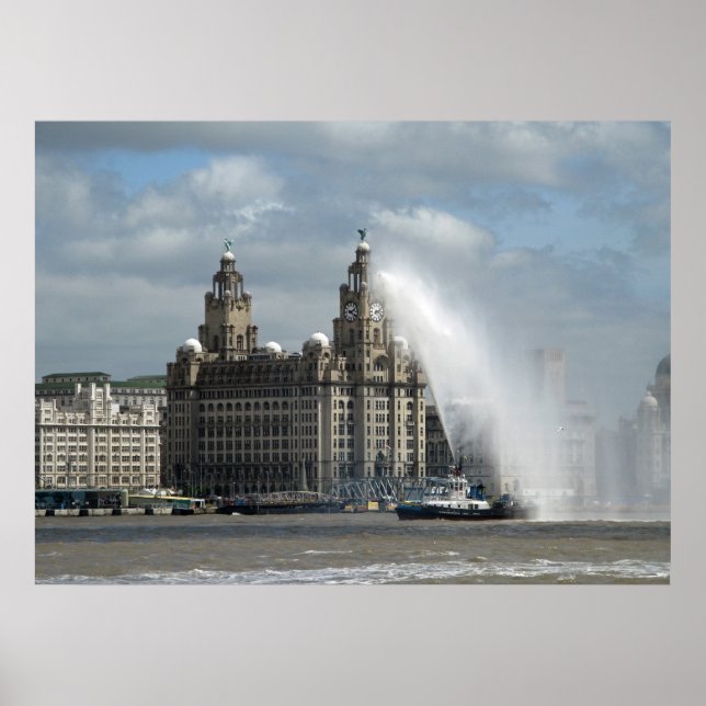 Liver Building Liverpool Poster (Vorne)