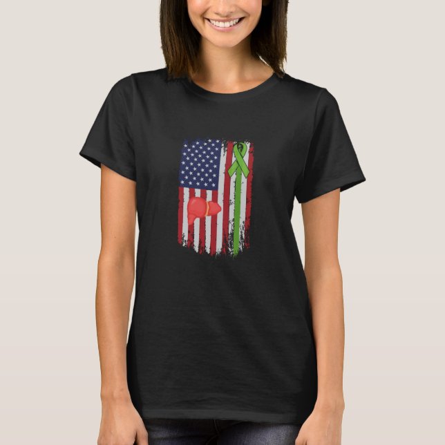 Liver Transplant Organ Transplantation T-Shirt (Vorderseite)
