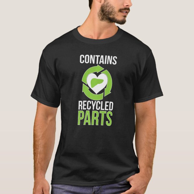 Liver Transplant Survivor Funny Liver Transplant R T-Shirt (Vorderseite)