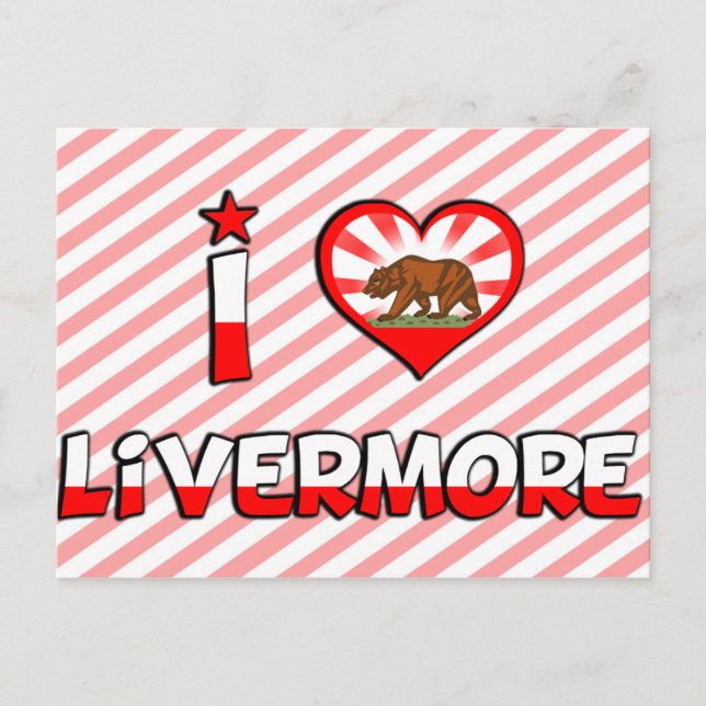 Livermore, CA Postkarte (Vorderseite)