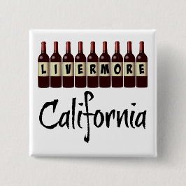 Livermore California Rote Weinflaschen Verkostung Button