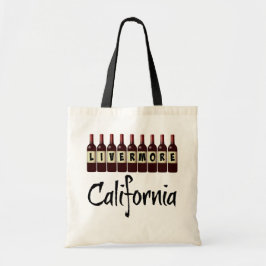 Livermore California Rote Weinflaschen Verkostung Tragetasche