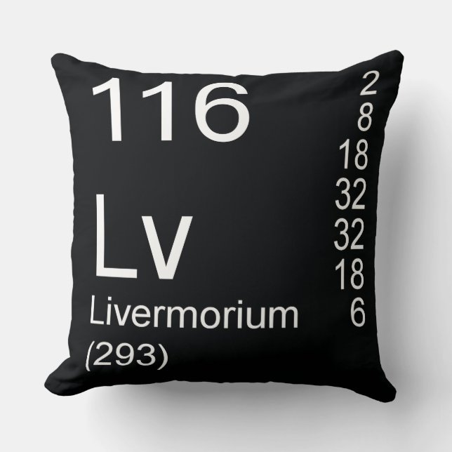 Livermorium Kissen (Vorderseite)