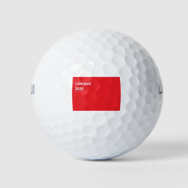 Liverpool 2020 Premier League Golfball (Vorderseite)