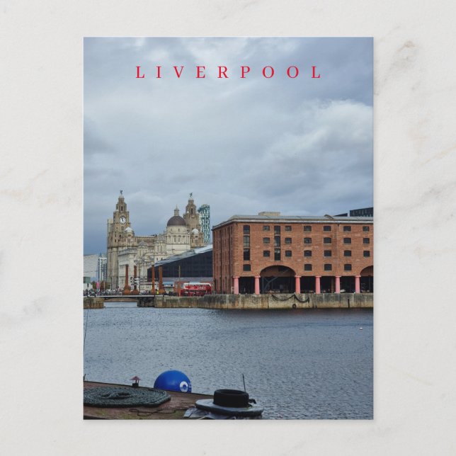 Liverpool Albert Dock Ansichtskarte Postkarte (Vorderseite)