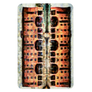 Liverpool Albert Dock Van Gogh Magnet