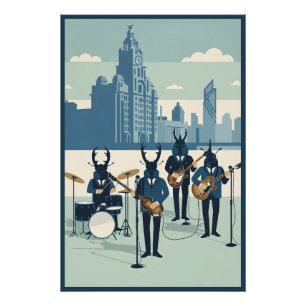 Liverpool Beatles Thema Poster