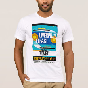 Liverpool- - Belfast-Fähre T-Shirt