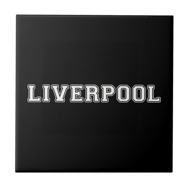 Liverpool England Fliese (Vorderseite)
