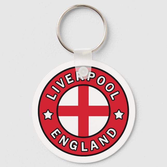 Liverpool England Schlüsselanhänger (Vorderseite)