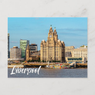 Liverpool, England, Vereinigtes Königreich Postkarte