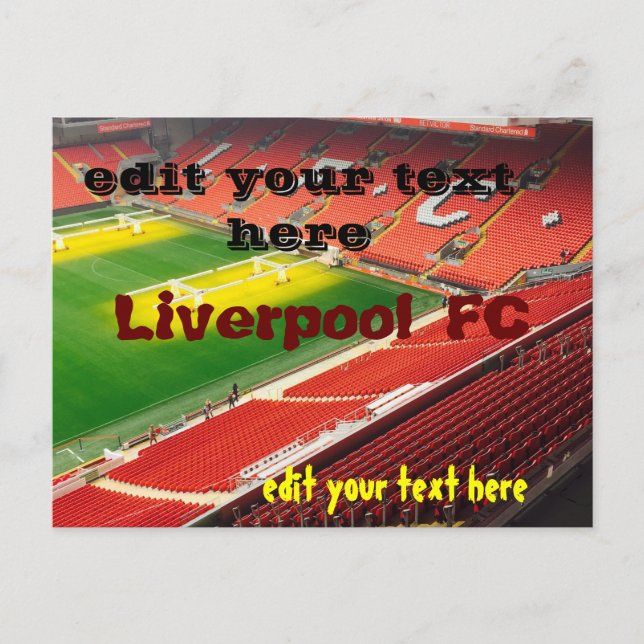 liverpool fc Postkarte (Vorderseite)