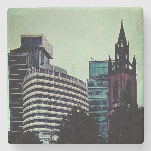 Liverpool Gebäude Steinuntersetzer (Vorderseite)
