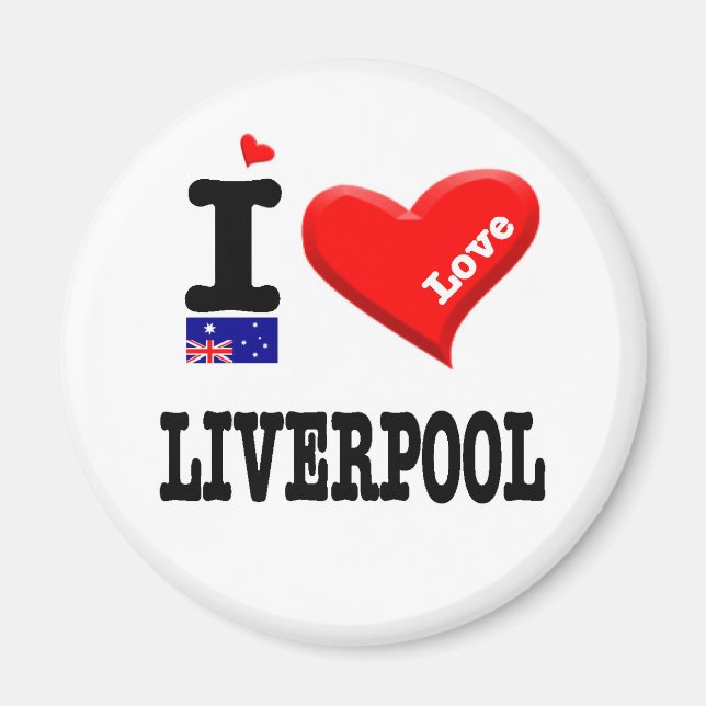 LIVERPOOL - I-Liebe Magnet (Vorne)