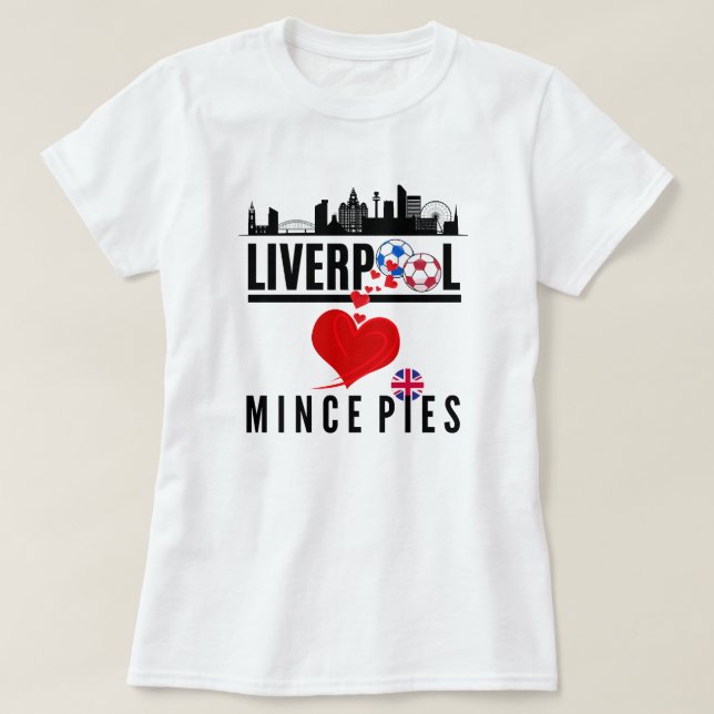 Liverpool Lieben Mini Pies City T-Shirt (Design vorne)