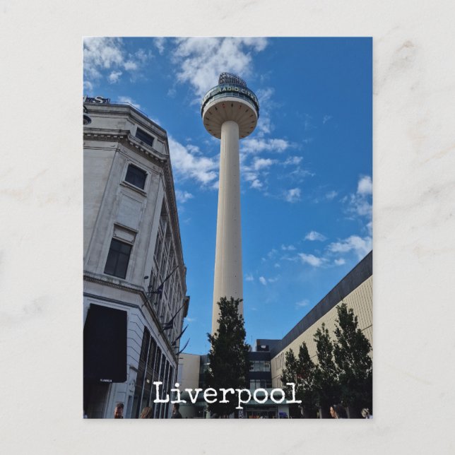 Liverpool Postkarte (Vorderseite)