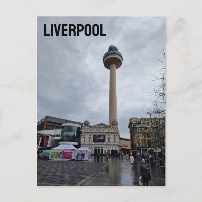 Liverpool Postkarte (Vorderseite)