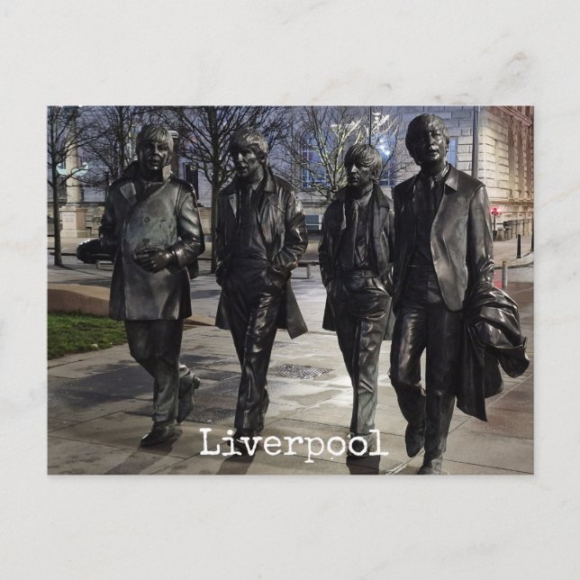 Liverpool Postkarte (Vorderseite)