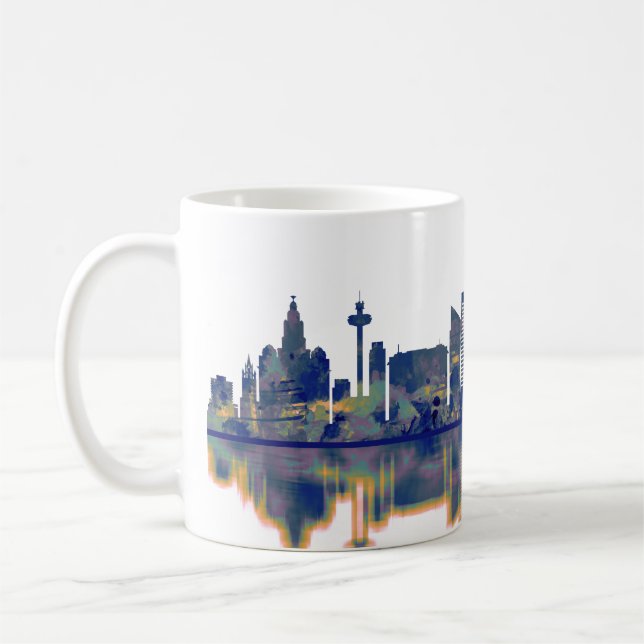 Liverpool Skyline Kaffeetasse (Links)