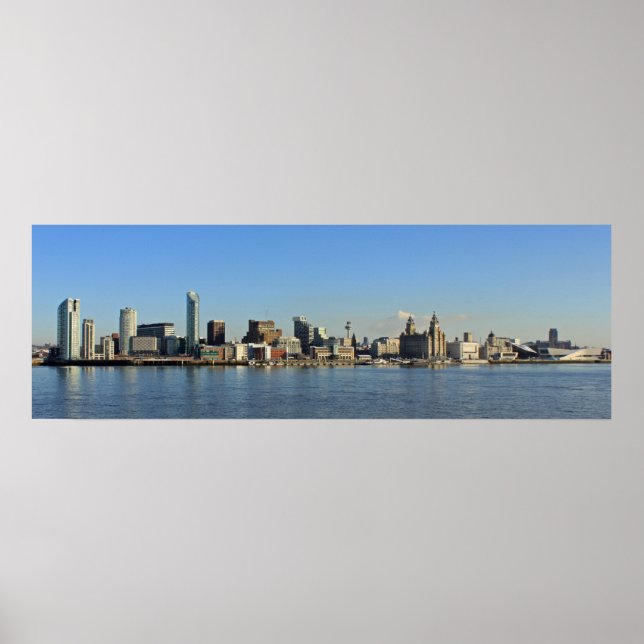 Liverpool Skyline Poster (Vorne)