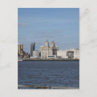 Liverpool Skyline Postkarte