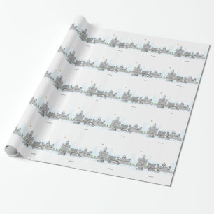Liverpool-Ufergegend Geschenkpapier