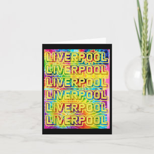 Liverpool UK City Shirt World Travel Gift Men Wome Karte