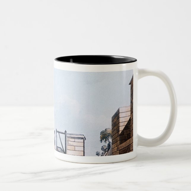 Liverpool- und Manchester-Eisenbahn: Zweifarbige Tasse (Rechts)