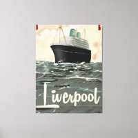 Liverpool Vintage Travel Poster