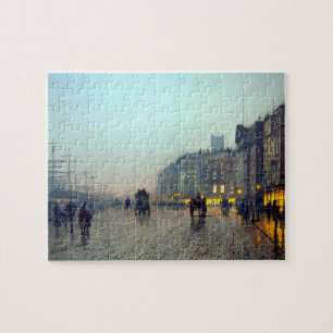 Liverpool von Wapping Vintage-Gemälde