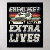 Lives Funny Video Game Controller Retro Gamer Boys