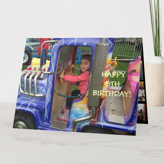 Livias 5. Geburtstag Karte (Vorderseite)