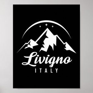 Livigno Italien Ski Resort Skifahren Snowboarden S Poster