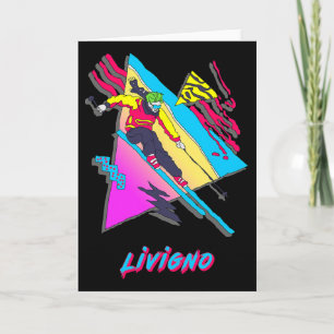 Livigno Vibrant Ski Ski Snow Ski Dreiecke Gr Karte